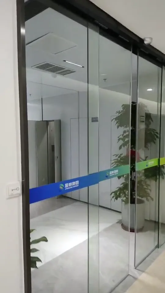 Operating test of a lobby glass automatic door